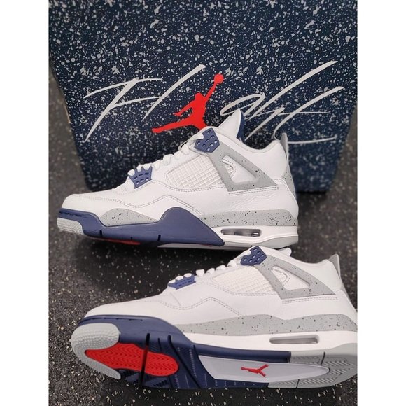 Air Jordan 4 Retro Midnight Navy Size 9 Men's/10.5 Women's DH6927-140 - Picture 6 of 8